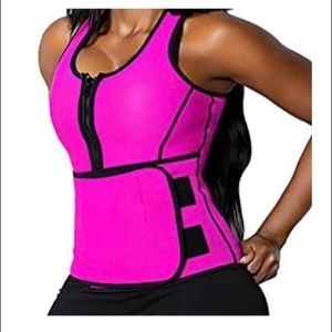 Athletic waist shaper vest/booty lifting shorts